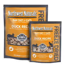 Northwest Naturals Raw Diet For Cats Duck Recipe 冷凍脫水鴨味貓糧 311g X4